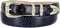 🐊 genuine italian leather designer alligator men's belts & accessories: unparalleled style and quality logo