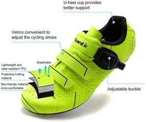 img 3 attached to 🚴 Santic Cycling Riding Buckle Roadway Men's Shoes: The Perfect Blend of Style and Performance