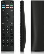 enhanced xrt136 remote compatible with vizio smart hdtv d24f-f1 d43f-f1 d50f-f1 2018 model e65e3 e65-e3 e65ud1 e65u-d1 e65ud3 e65u-d3 e70d3 e70-d3 e70e3 e70-e3 e70ud3 e70u-d3 e75e16 e75-e16 e75e3 e75-e3 e80e3 logo