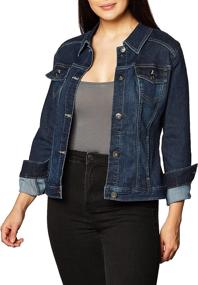 img 3 attached to 🧥 Classic Wrangler Authentics Womens Weathered Jacket: Fashionable Coats, Jackets & Vests for Women
