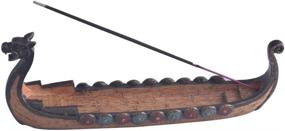 img 3 attached to 🐉 LYUS Retro Incense Burners: Exquisite Dragon Boat Design Incense Stick Holder for Traditional Chinese Aromatherapy