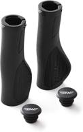 ergo-lock 2.0 grips by bw usa - dual lock-on mountain bike handlebar grips in multiple color options logo