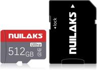 💾 высокой емкости 512 гб micro sd карта + адаптер, class 10 microsdhc карта для nintendo switch, смартфонов на android, цифровой камеры, планшета и дрона логотип