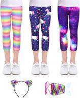 slaixiu leggings stretchy printing sxomf_140 girls' clothing in leggings logo