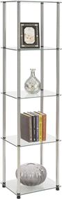 img 3 attached to Convenience Concepts 5 Tier Glass Tower