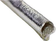 a-team performance heat sheath aluminized for optimal heat cable sleeve, 500°f direct and 2000°f radiant heat shield protection 1 inch x 36 inch (3 feet) logo