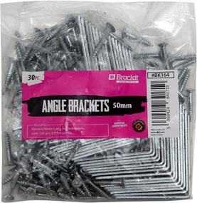 img 1 attached to High-Quality Plated Corner Brackets: Angle Brackets Brackit