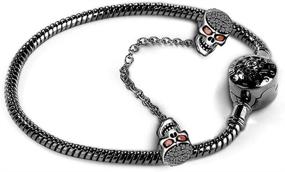 img 4 attached to Sterling Silver GNOCE Bracelet: Exceptional Safety and Style for Girls' Jewelry