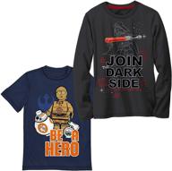 lego star wars mandalorian graphic boys' clothing: epic gear for young jedi! logo