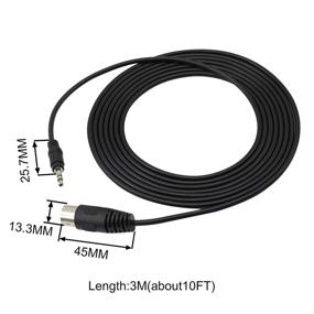 img 2 attached to 🔌 Din 7 Pin Cable 10 FT - Male to Male Audio Conversion Line for MP3, PC, and Stereo Devices