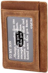 img 2 attached to 👝 Men's Cowhide Pocket Wallet: Minimalist Accessories for a Sleek Style