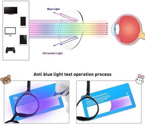 img 2 attached to 👧 Children's Blue Light Blocking Glasses for Computer Gaming - 2 Pack (Ages 4-10)