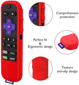 img 3 attached to [2 Pack] Silicone Cover For TCL Roku TV Steaming Stick 3600R / Roku Express(3900)/ Roku Express (3910)/ Roku Express(3930) Remote Control