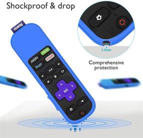 img 1 attached to [2 Pack] Silicone Cover For TCL Roku TV Steaming Stick 3600R / Roku Express(3900)/ Roku Express (3910)/ Roku Express(3930) Remote Control