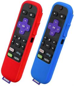 img 4 attached to [2 Pack] Silicone Cover For TCL Roku TV Steaming Stick 3600R / Roku Express(3900)/ Roku Express (3910)/ Roku Express(3930) Remote Control