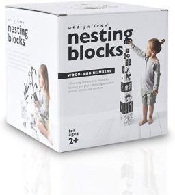 img 4 attached to Wee Gallery Nesting Blocks Woodland: Engaging Educational Toys for Toddlers