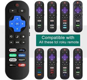 img 3 attached to 📺 Motiexic RC280 Universal Remote for TCL Roku TV - 8 Channel Shortcut Keys - Compatible with TCL Smart 4K HD LED TVs (32-85 inch) - Includes Battery