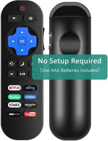 img 1 attached to 📺 Motiexic RC280 Universal Remote for TCL Roku TV - 8 Channel Shortcut Keys - Compatible with TCL Smart 4K HD LED TVs (32-85 inch) - Includes Battery