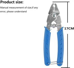 img 3 attached to 🐷 YaeCCC Farm Hog Ring Pliers with 600 Hog Rings - Essential Tools for Pet Cage, Poultry Enclosures, and Fences