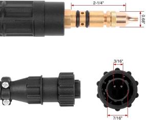 img 3 attached to 🔥 YESWELDER Mig Welding Gun Torch Stinger 15ft (4.5m) 250 Amp Replacement for Miller M-25 169598 - Compatible with Millermatic 212 &amp; 252