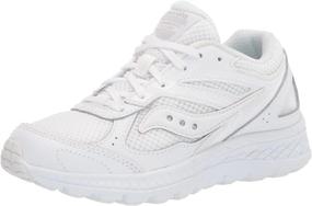 img 4 attached to Saucony Cohesion Running Shoes for Girls - White Unisex Athletic Footwear