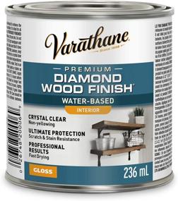 img 1 attached to Varathane 200061H Water-Based Ultimate Polyurethane - 8 Fl Oz (Pack of 1) - Gloss Finish: Product Review, Features, and Buying Guide