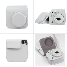 img 3 attached to WOGOZAN Camare Case For Fujifilm Instax Mini 9 8 Include Camera Bag Accessories Box Kit: Hand Strap/Film Album/Selfie Lens/Hanging Creative Frames/Photo Stickers/Camera Sticks &Amp