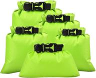 lixada waterproof dry bags, 3 pack ultimate dry sack - 3l+5l+8l lightweight, roll top outdoor dry sacks for kayaking camping hiking traveling boating water sports - buy now! логотип