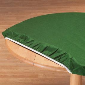 img 1 attached to ⚫ WalterDrake Felt Game Tablecover: Perfect Protection for Round Tables!
