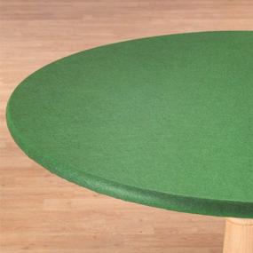 img 2 attached to ⚫ WalterDrake Felt Game Tablecover: Perfect Protection for Round Tables!