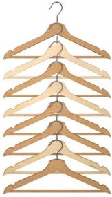 img 2 attached to 👕 Ikea Wood Clothes Hanger, 8 Pack, Natural: Organize Your Closet in Style!