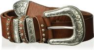 nocona belt co. women's multi keeper buckle set belt: versatile and stylish accessory for women logo