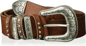 img 1 attached to Nocona Belt Co. Women's Multi Keeper Buckle Set Belt: Versatile and Stylish Accessory for Women