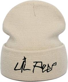 img 3 attached to Embroidered Stretchy Beanie Skullies Unisex Outdoor Recreation and Climbing