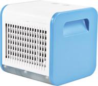 🌀 stay cool and comfortable with comfort zone czac10bl 3-speed personal air cooler in blue logo