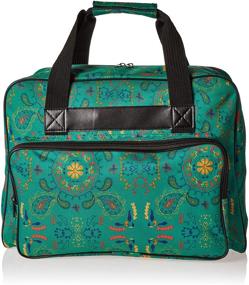 img 4 attached to 👜 Stylish and Durable Janome Paisley Canvas Tote Bag for Universal Sewing Machines