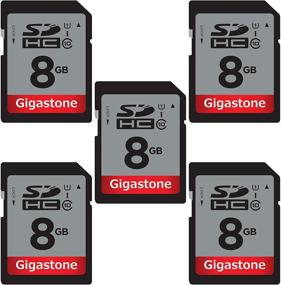 img 1 attached to 📸 Gigastone 8GB 5-Pack SD Card UHS-I U1 Class 10 SDHC Memory Card - Full HD Video Compatibility with Canon, Nikon, Sony, Pentax, Kodak, Olympus, Panasonic Digital Cameras