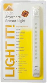 img 1 attached to 🔦 Fulcrum 30050-308 COB Anywhere Sensor Light, Single pack, White – Illuminates with Ease!