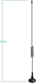 img 1 attached to 📡 Bingfu Dual Band ADS-B Receiver Antenna with Magnetic Base, SMA Male MCX Connector - 978MHz 1090MHz - RTL SDR USB Stick Dongle