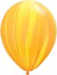 qualatex latex balloons superagate yellow rainbow logo
