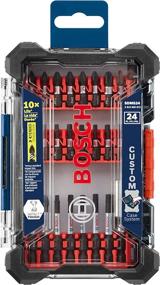 img 3 attached to 🔧 BOSCH Impact Tough Screwdriving Custom Case System Set SDMS24 - 24 Piece, 24pc