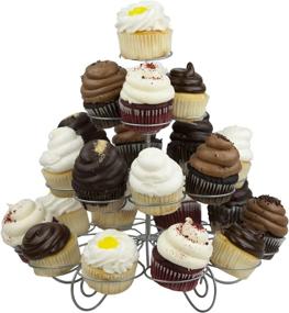 img 1 attached to 🧁 Enhance Your Table Decor with the Home Basics Cupcake Muffin Centerpiece