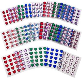 img 4 attached to Self Adhesive Jewels Colorful Rhinestone Embellishments