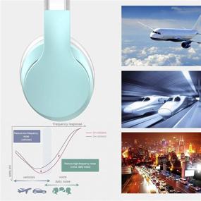 img 2 attached to 🎧 Baseman Active Noise Cancelling Headphones Bluetooth 5.0 – Wireless Over Ear Headphones with Deep Bass, Mic, Foldable Design – Ideal for Travel, Work, Cellphone and TV