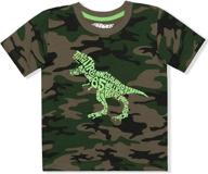 футболка dinosaur crewneck sleeve graphic для мальчиков из коллекции threads в категории топы, футболки и рубашки логотип