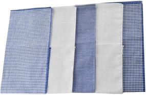 img 3 attached to ARAD Mens Handkerchiefs Premium Cotton Men's Accessories in Handkerchiefs