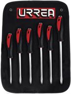 🔧 highly durable urrea 9100ga impact screwdriver set - 6 piece kit with strong steel construction logo