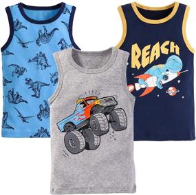 img 4 attached to Футболка Frogwill Toddler Monster, для малышей от 1,5 до 6 лет, детская одежда для мальчиков