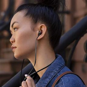 img 1 attached to Wireless Earbuds with Apple W1 Headphone Chip, Class 1 Bluetooth, and Magnetic Design - Beats Flex in Black, with 12 Hours Playback and Built-in Microphone