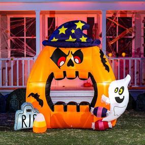 img 4 attached to Joiedomi Halloween Inflatable Blow Up Decoration